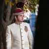 Royal Off-White Groom Sherwani
