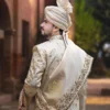 Majestic Gold Groom Sherwani