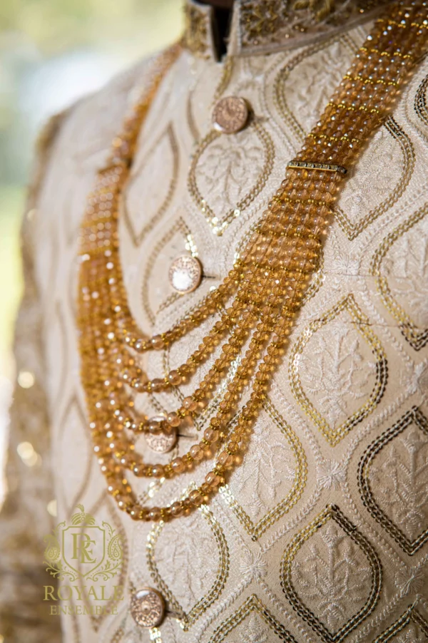 Imperial Gold Groom Sherwani