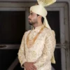 Imperial Gold Groom Sherwani