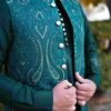 Bottle Green Designer Waistcoat – Fully Handmade