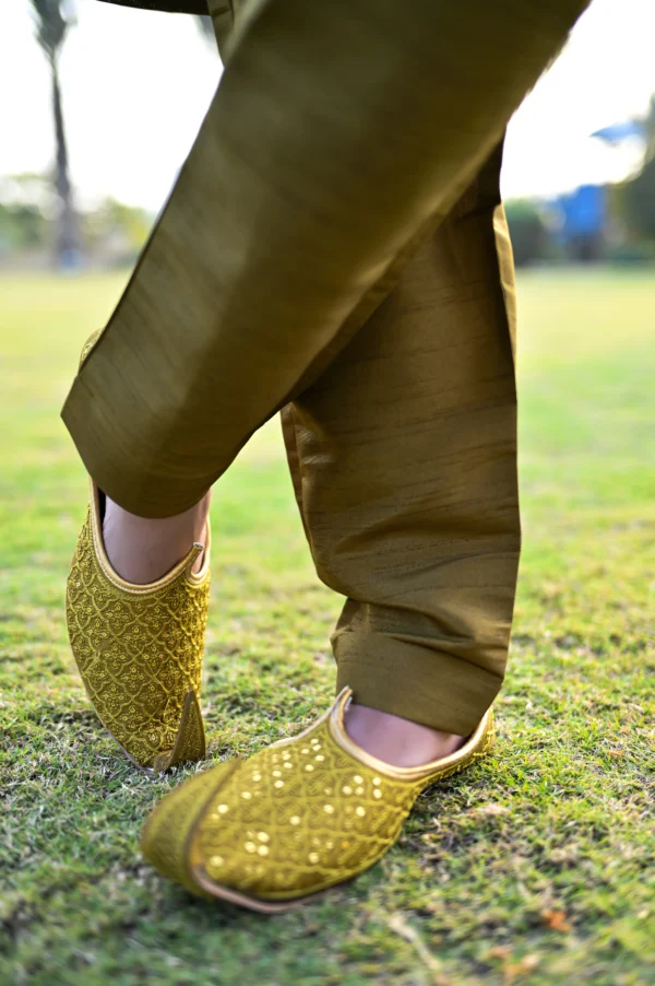 DSC_2633 Light Green Designer Waistcoat – Fully Handmade